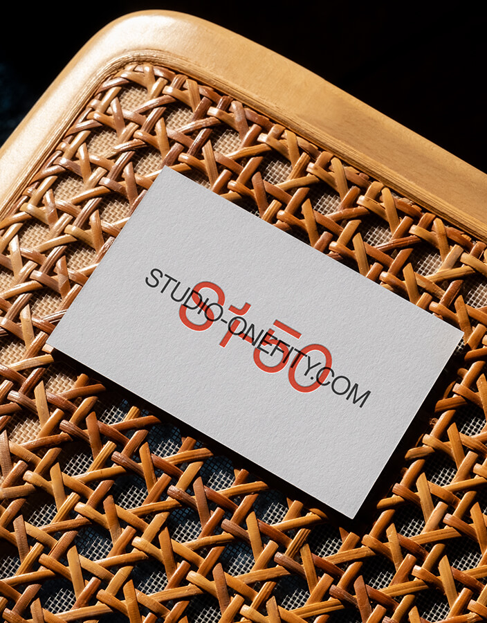 Studio One-Fifty business card